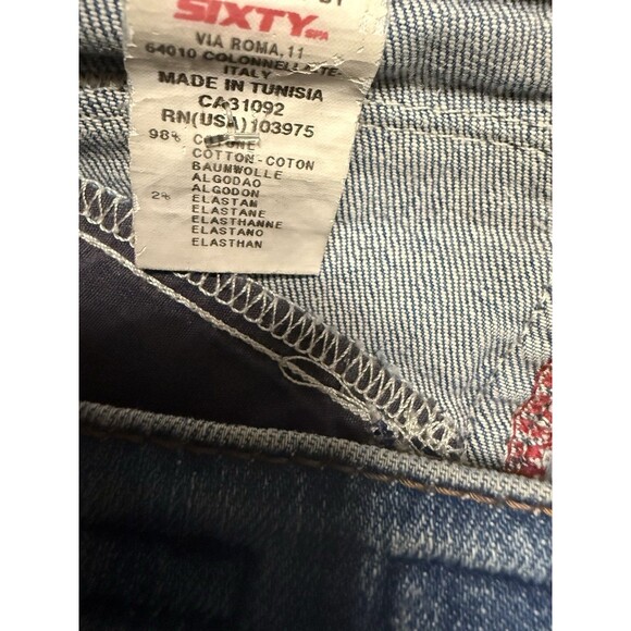 Miss Sixty Womens Jeans Blue Skinny Fit Radio Stretch Denim Low Rise Y2K Size 24 - Picture 12 of 12